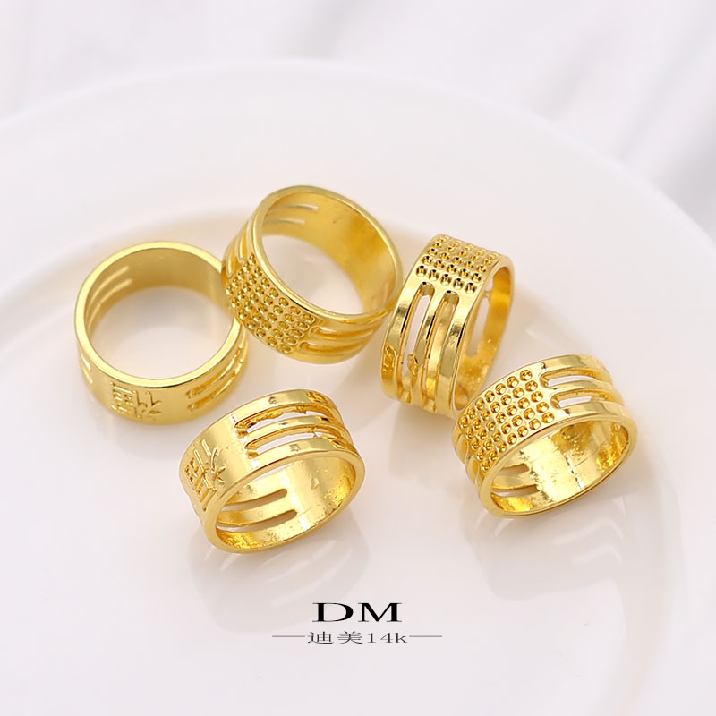 开圈戒指开口圈工具14k珍珠贝珠包金diy项链手链饰品配件迪美串珠