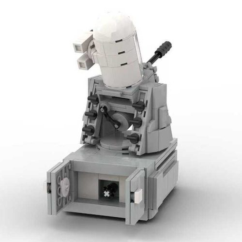 军事武器防空系统拼装积木模型