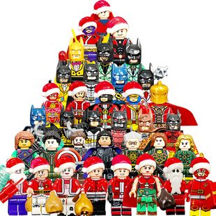 漫威超级英雄全套积木人仔钢铁侠蜘蛛侠拼装玩具适用乐高摆件礼物