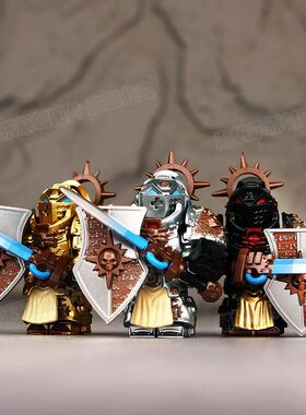 战锤40K战斗殉教修女终结者星际战士圣堂积木人仔拼装玩具