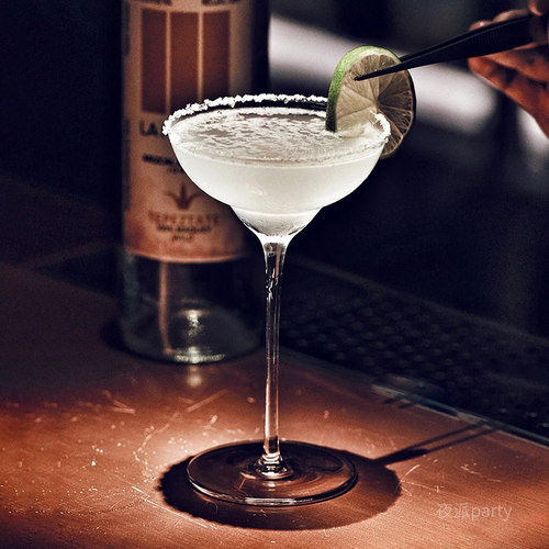 木村日式玛格丽特杯水晶玻璃杯餐厅塔杯高脚杯酒吧个性鸡尾酒杯子