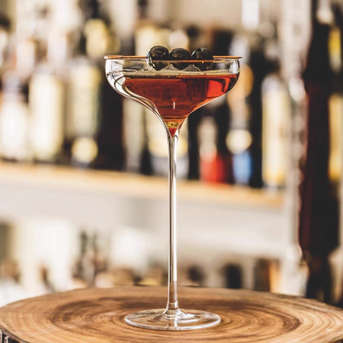 日式木村硝子鸡尾酒杯 创意马提尼杯高脚杯超高脚酒吧干马天尼杯