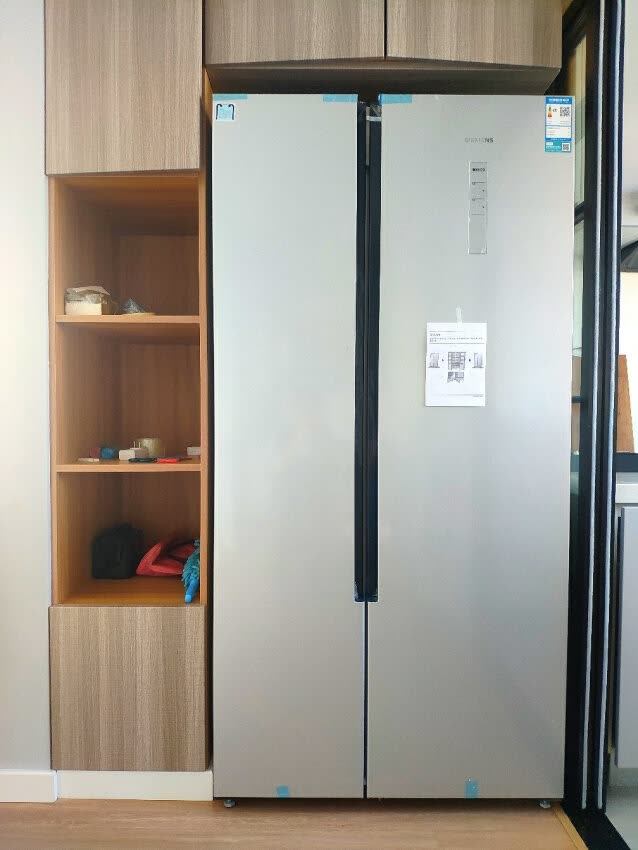 siemens/西门子 kx50na41ti 500升对开门冰箱 银色 新品 旋转制冰