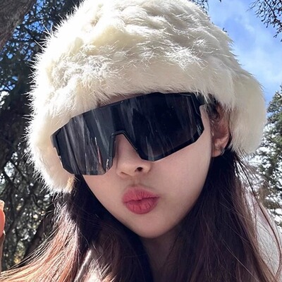 滑雪登山眼镜防紫外线蓝光户外雪地太阳镜20372水银墨镜