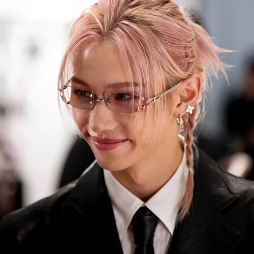 李龙馥同款无框高级感jennie眼镜女圆脸方形y2k辣妹凹造型墨镜男