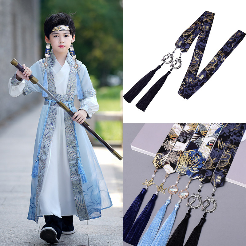 古装男童汉服头饰抹额眉心男孩图片