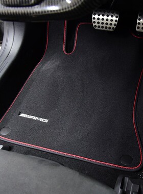 原装位绒面脚垫适用于奔驰C级脚垫E级A级脚垫GLKGLA GLC CLA43amg