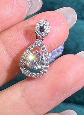 通体纯银直播专拍链接HW等多款925银高碳钻戒女 轻奢绝美爆闪戒指