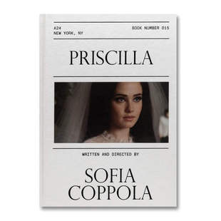 预售【A24电影剧本集】Sofia Coppola Priscilla Screenplay Book A24