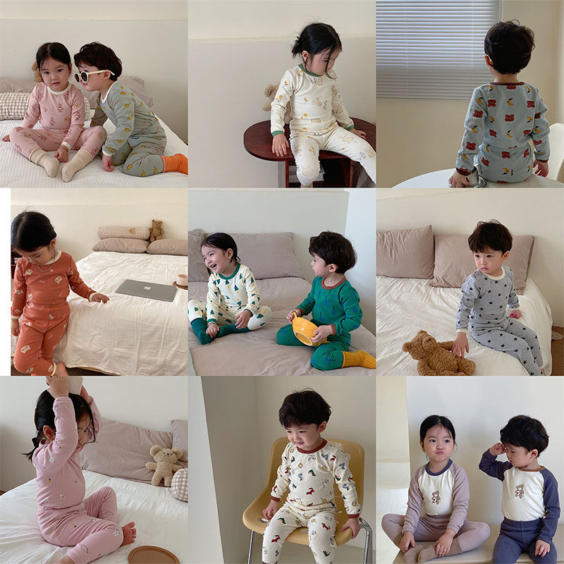 A类~弹力紧致儿童秋衣套装纯棉男童秋裤家居服女童宝宝棉毛衫内衣,童装/婴儿装/亲子装,内衣套装,淘宝优惠券,粉丝福利购,淘宝优惠卷