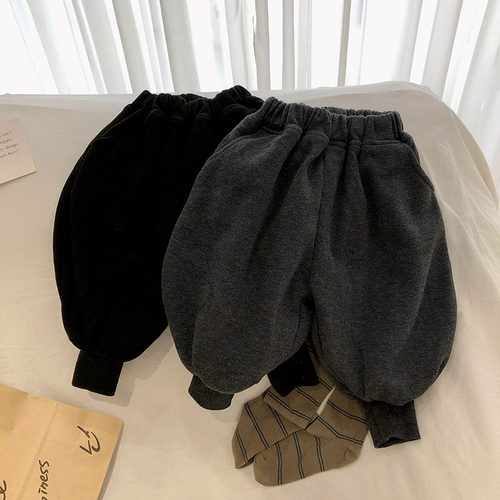 韩范森系的灯笼裤有加绒款可选