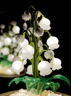 铃兰小夜灯充电人体感应浪漫遥控