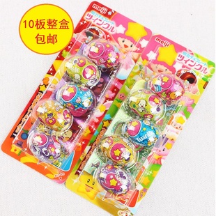 进口明治巧克力蛋五彩巧克力彩蛋球奇趣幼儿园宝宝分享零食含贴纸