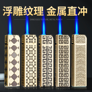 创意大金条50支金属防风打火机新款 耐用可充气高颜值复古铜色批发