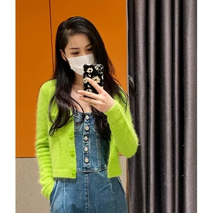 简约百搭V领软糯毛衣针织衫 新款 外套UWU932016 YT&UR2023春季 女装