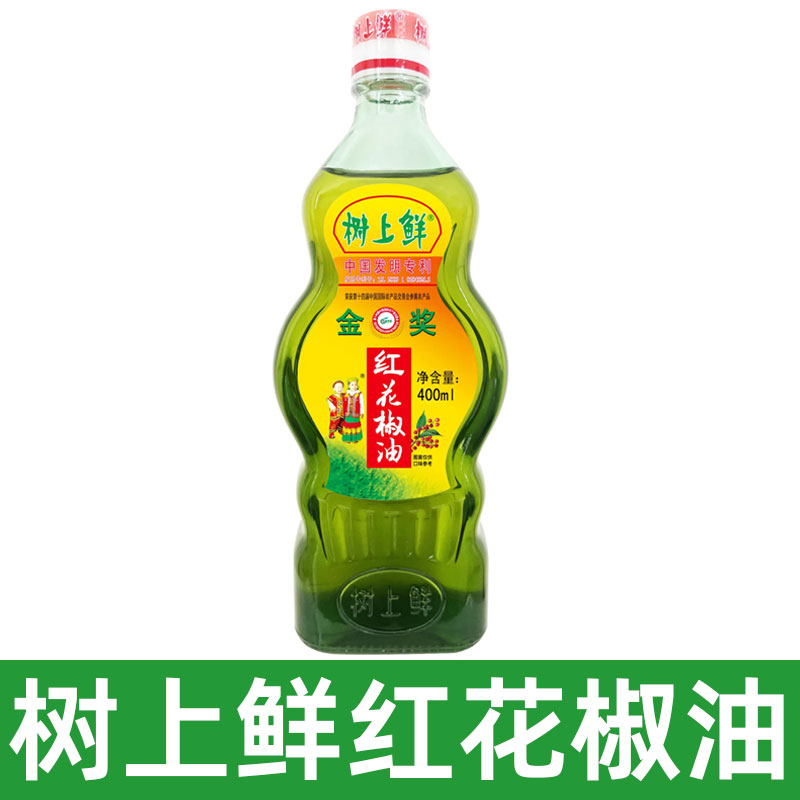 树上鲜花椒油400ml麻油正品图片