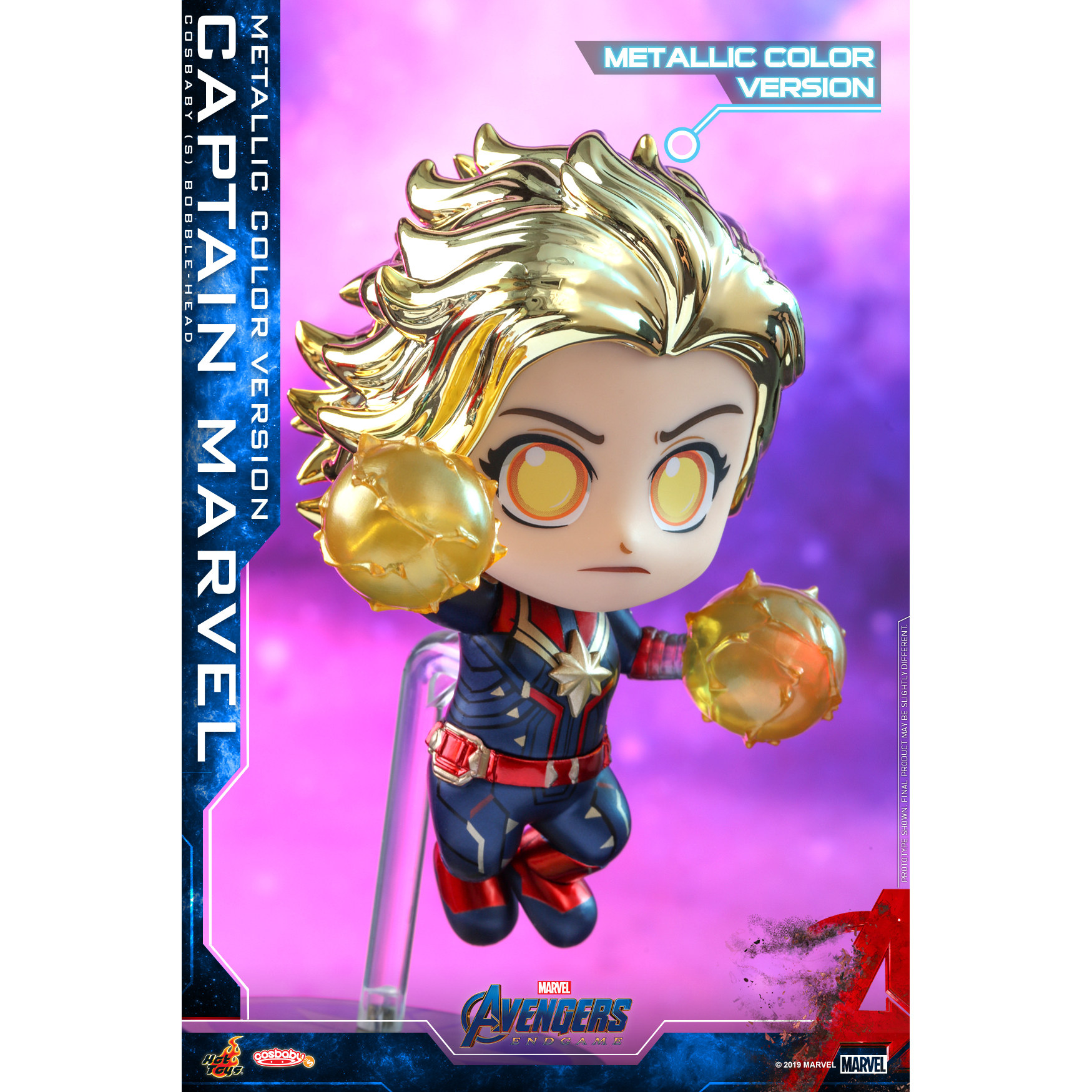 吉考斯工业丨HotToys 复联4 惊奇队长 （COSB591）迷你珍藏人偶