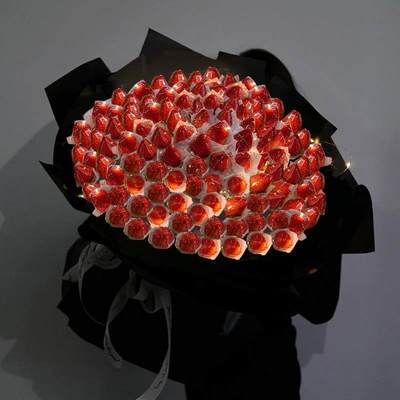 草莓车厘子圣诞节平安夜鲜花速递同城生日花束新乡长垣市辉县市