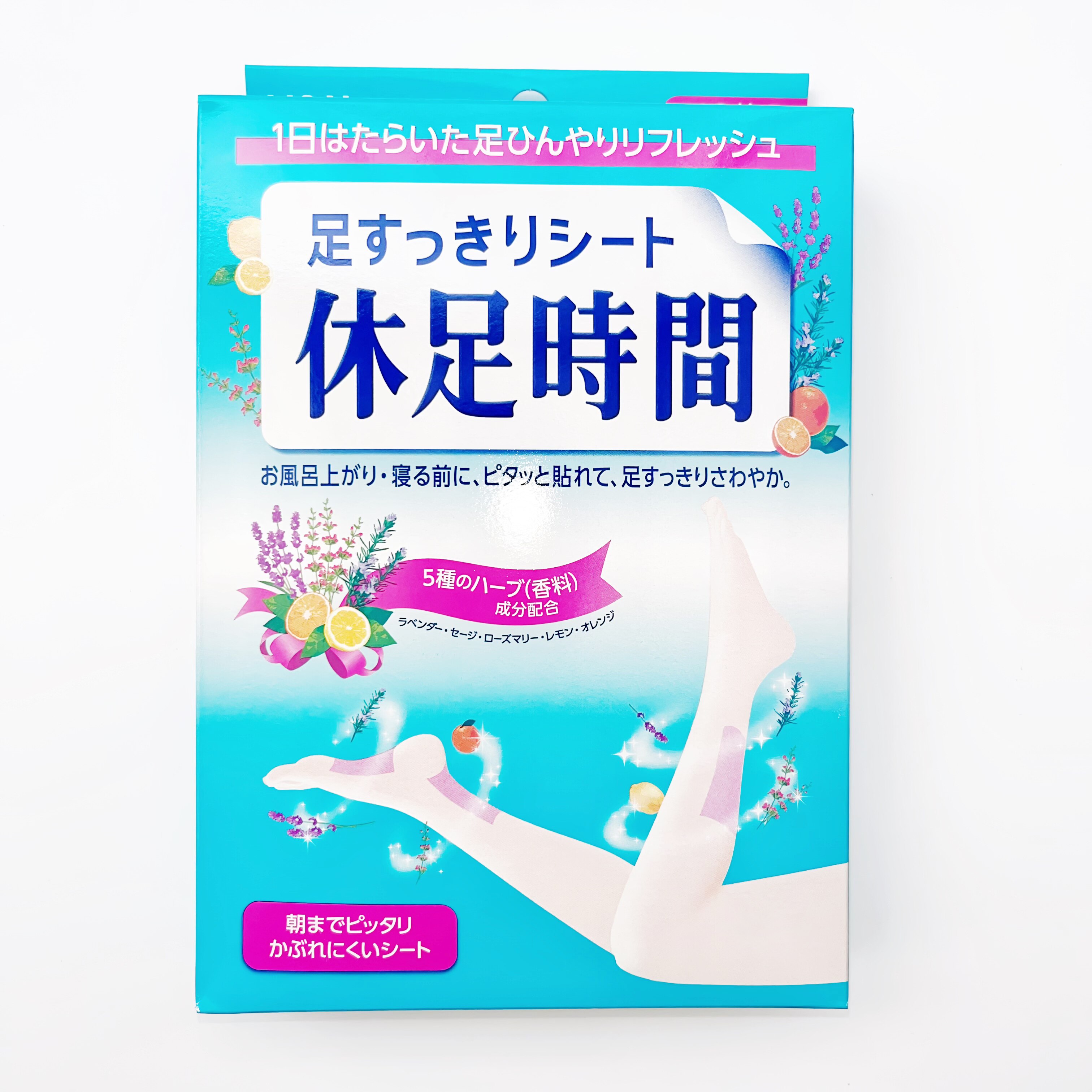 日本LION/狮王休足时间足贴腿贴旅行军训久站脚腿累缓解疲劳舒缓