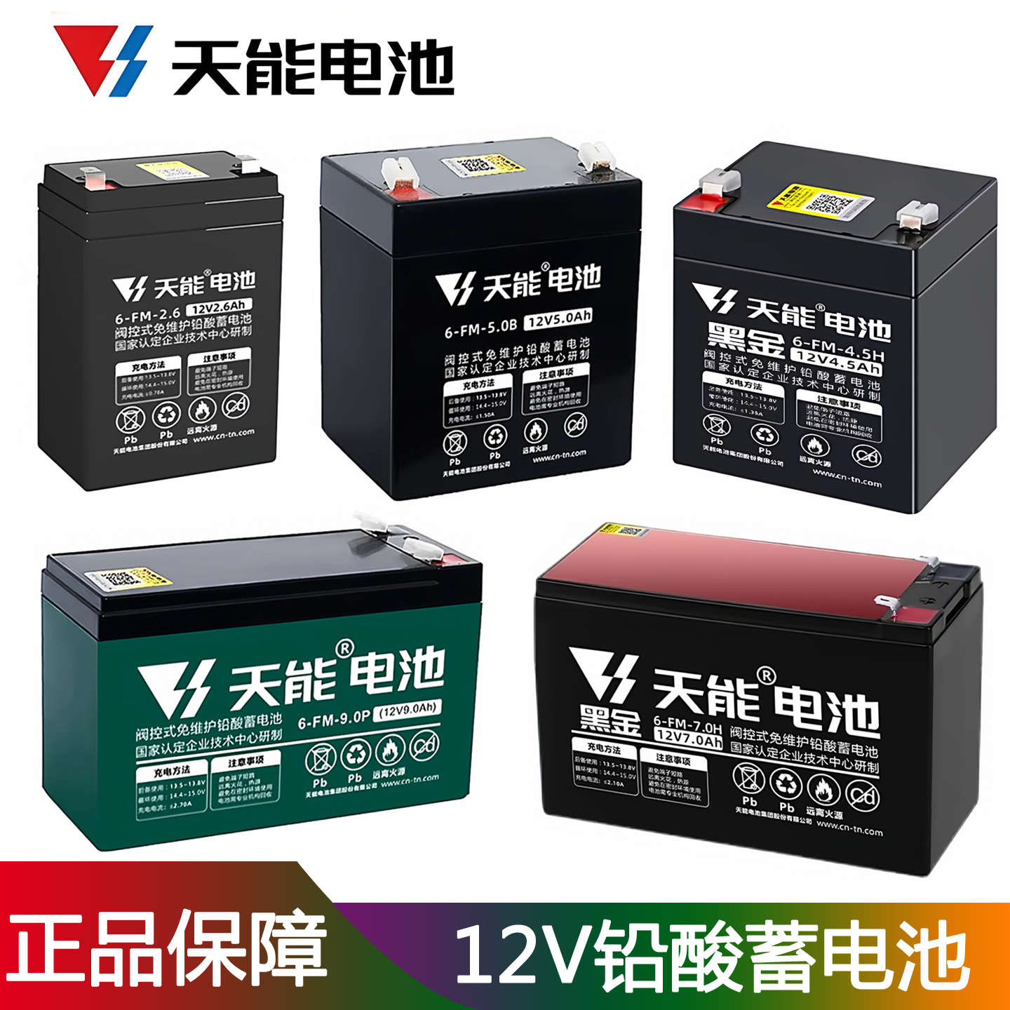 天能12V拉杆音响专用铅酸蓄电池