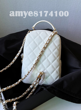 2026新款菱格小香风24C小背包mini链条双肩包迷你单肩斜挎手提包