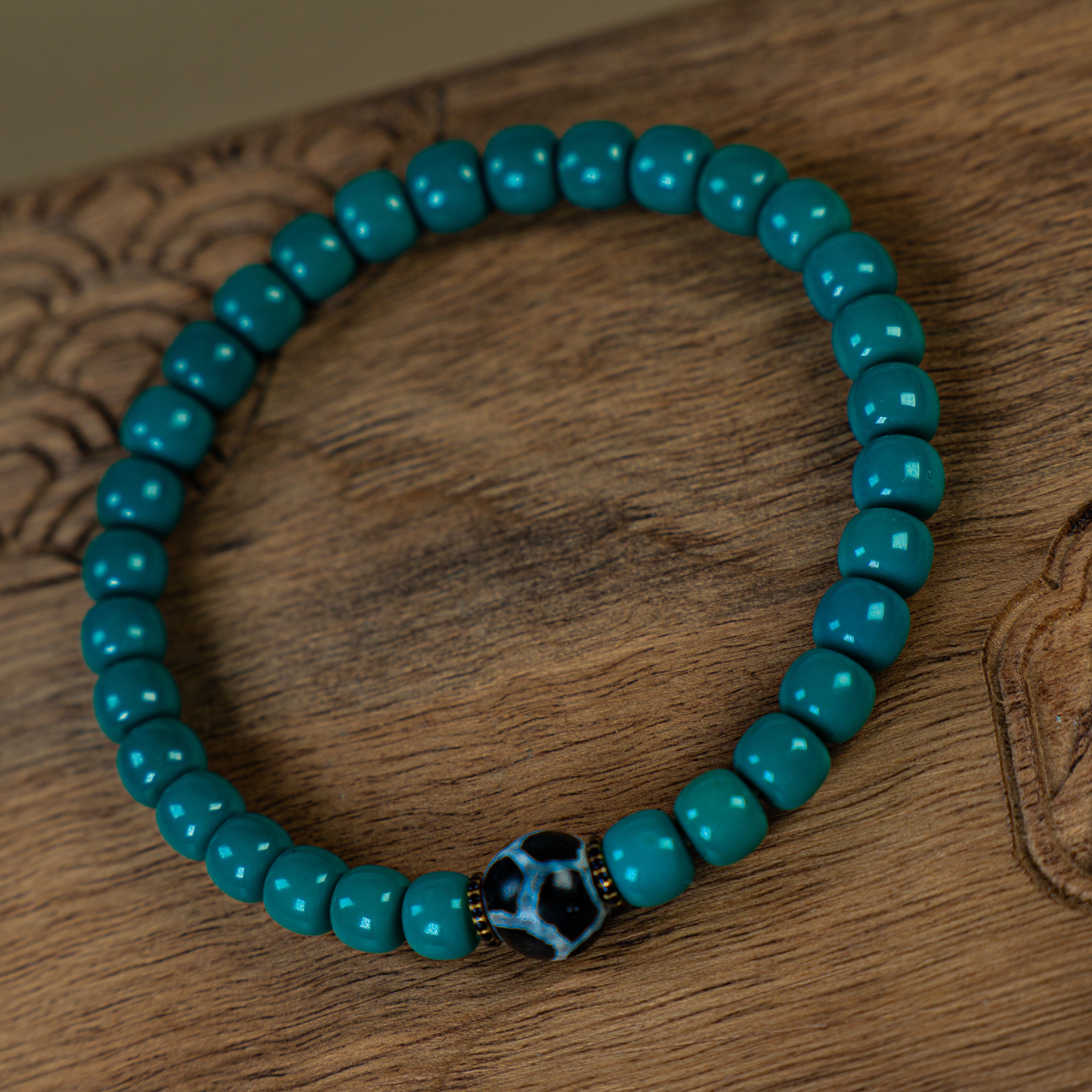 【御松莲心】藏品老型手串丫角山原矿绿松石搭千年镶蚀足球6.6mm,饰品/流行首饰/时尚饰品新,手饰/手串,淘宝优惠券,粉丝福利购,淘宝优惠卷