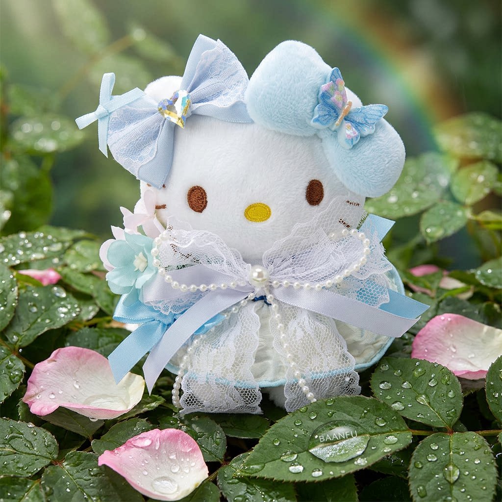 日本BAANFU海盐奶盖Kitty包挂件凯蒂猫公仔小玩偶书包挂饰礼物女