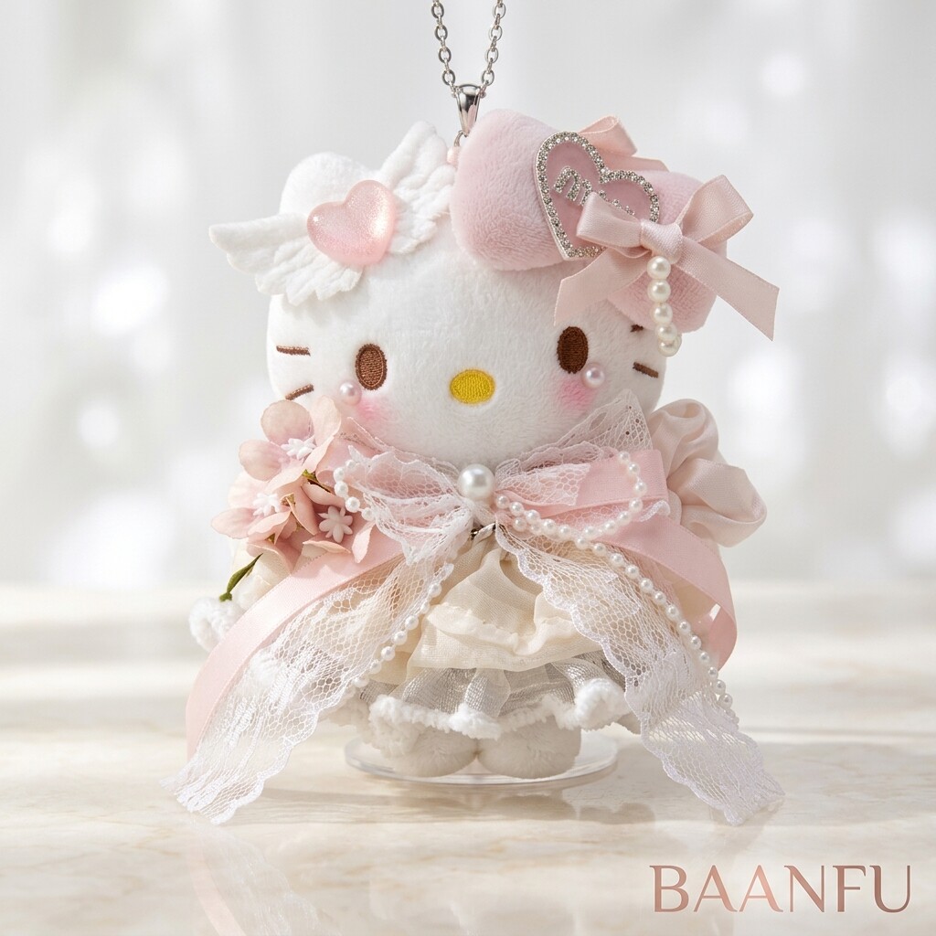 日本BAANFU手捧花束花嫁哈喽KT公仔玩偶包挂件毕业季情侣送礼物女