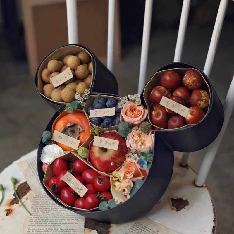 巧克力棒棒糖满天星米奇礼盒送女友闺蜜生日礼物diy材料鲜花礼盒