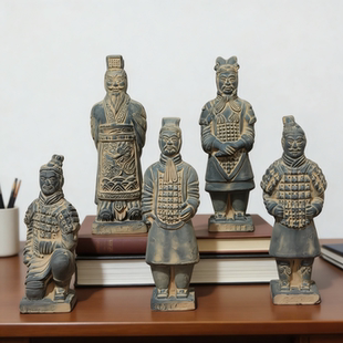 兵马俑摆件西安旅游纪念品中国风特色工艺品16厘米摆物出国送老外
