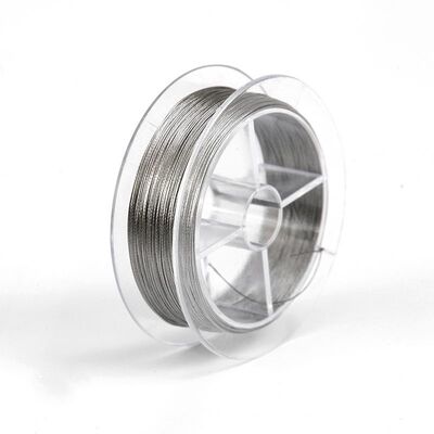 很细很柔软304不锈钢钢丝绳海钓钓鱼钢丝线吊灯首饰引线0.3-0.8mm