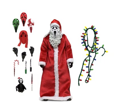 【定金】先行 NECA 鬼脸 Ghost Face 圣诞版 7寸可动人偶手办