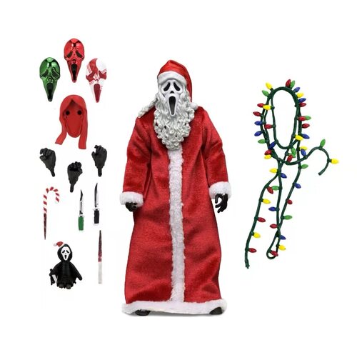 【定金】先行 NECA 鬼脸 Ghost Face 圣诞版 7寸可动人偶手办