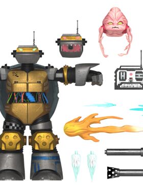 【定金】NECA 忍者神龟 2012 机械龟 1/12 可动人偶 金标正版