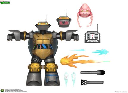 【定金】NECA 忍者神龟 2012 机械龟 1/12 可动人偶 金标正版