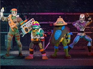 【现货】SUPER7 忍者神龟11波 TMNT 鼠王 说唱麦克 游民里奥 玩具