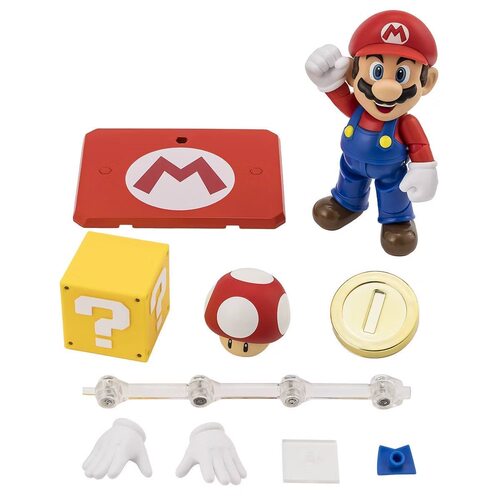 现货 万代 SHF 超级马里奥 超级玛丽 MARIO 可动手办