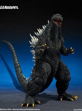 【定金】万代魂 SHM 哥斯拉 2003 战龙怪兽可动手办成品