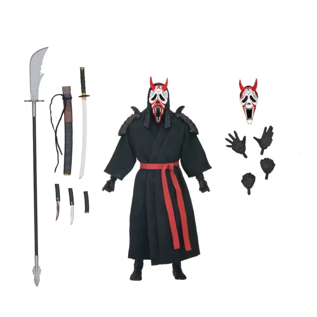 【定金】NECA7寸关节可动人偶经典电影 惊声尖叫 鬼面日本武士