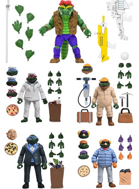 【定金】先行 NECA 忍者神龟 Target 李奥 多纳 米开朗基罗 皮头