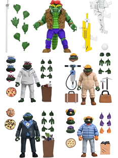 【定金】先行 NECA 忍者神龟 Target 李奥 多纳 米开朗基罗 皮头