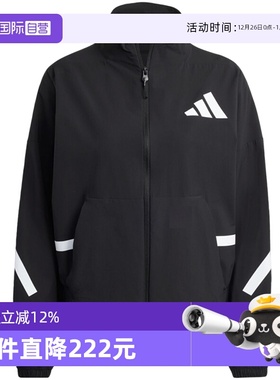 【自营】阿迪达斯女子W Z.N.E. WV TT运动健身夹克外套KE4882