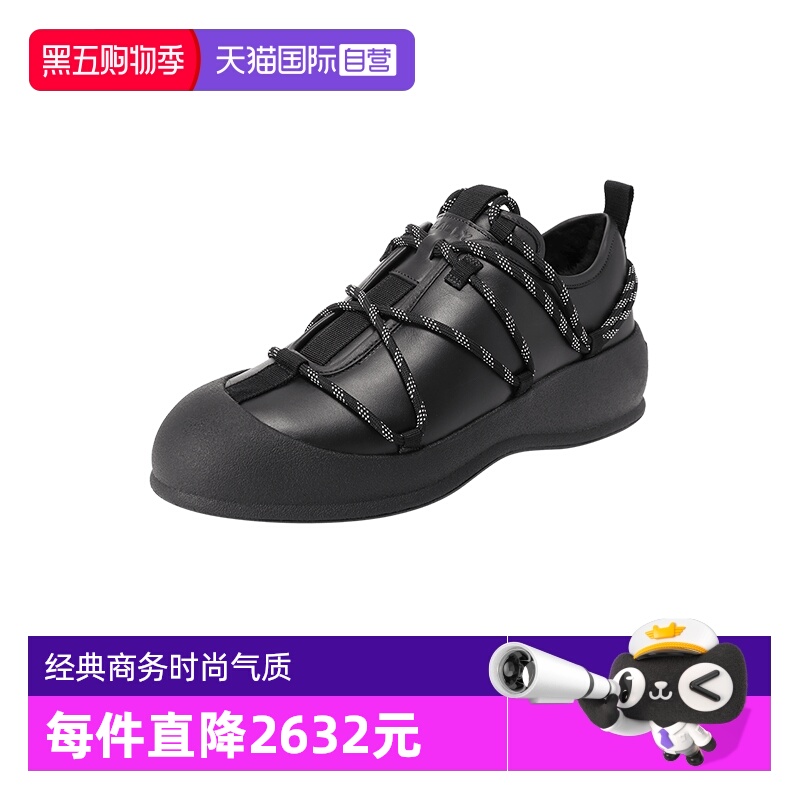 巴利厚底系带雪地靴休闲运动鞋