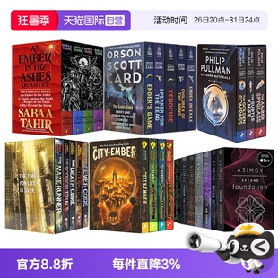 【自营】科幻奇幻小说 微光之城 移动迷宫 黑暗物质三部曲 银河帝国基地 英文原版 The City of Ember Complete Boxed Set时光之轮