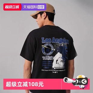 自营 MLB短袖 New 款 T恤情侣NY印花圆领百搭半袖 Era纽亦华夏季