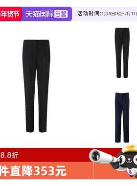 【自营】EA阿玛尼 女士西装裤通勤休闲长裤0NP08T 02013深蓝色