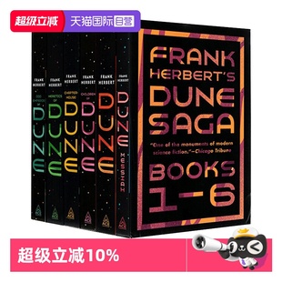 甜茶张震同名电影科幻小说 当代科幻史诗畅销书 Dune Herbert Frank 弗兰克赫伯特 雨果奖星云奖 英文原版 沙丘六部曲套装 自营