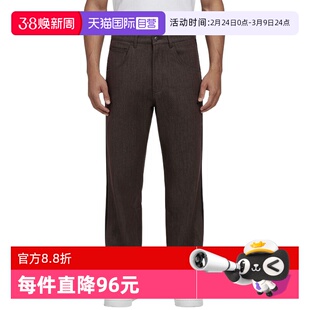 【自营】adidas阿迪达斯男三叶草三条纹修身休闲裤牛仔长裤KT6371