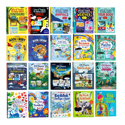 Usborne出品科普绘本3册