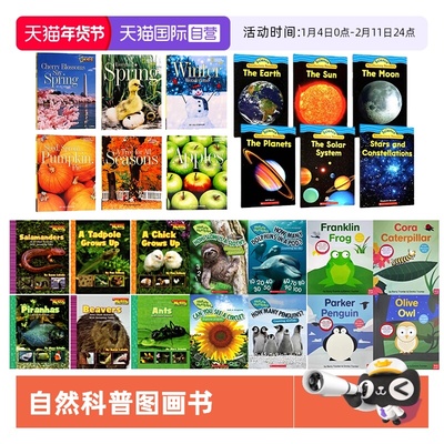 【自营】美国国家地理 四季更替 季节绘本 7册 科普绘本 英文原版 National Geographic Kids Picture the Seasons 学乐